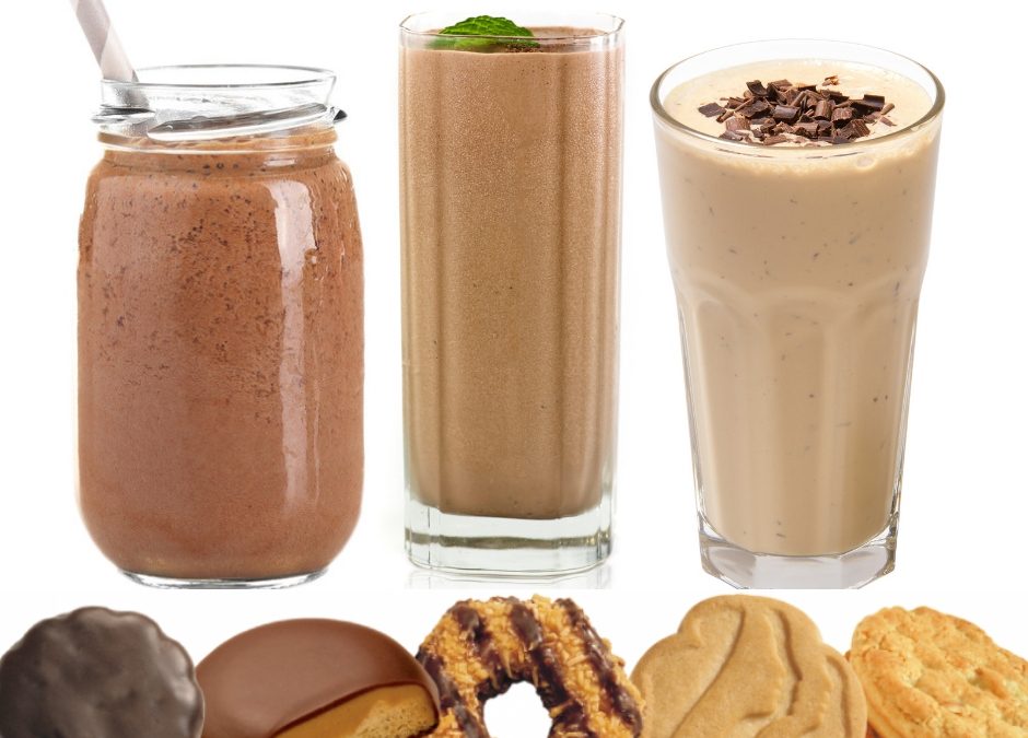 Girl Scout Cookie Protein Shakes!